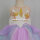 JannyBB unicorn hand embroidery baby girl dresses
